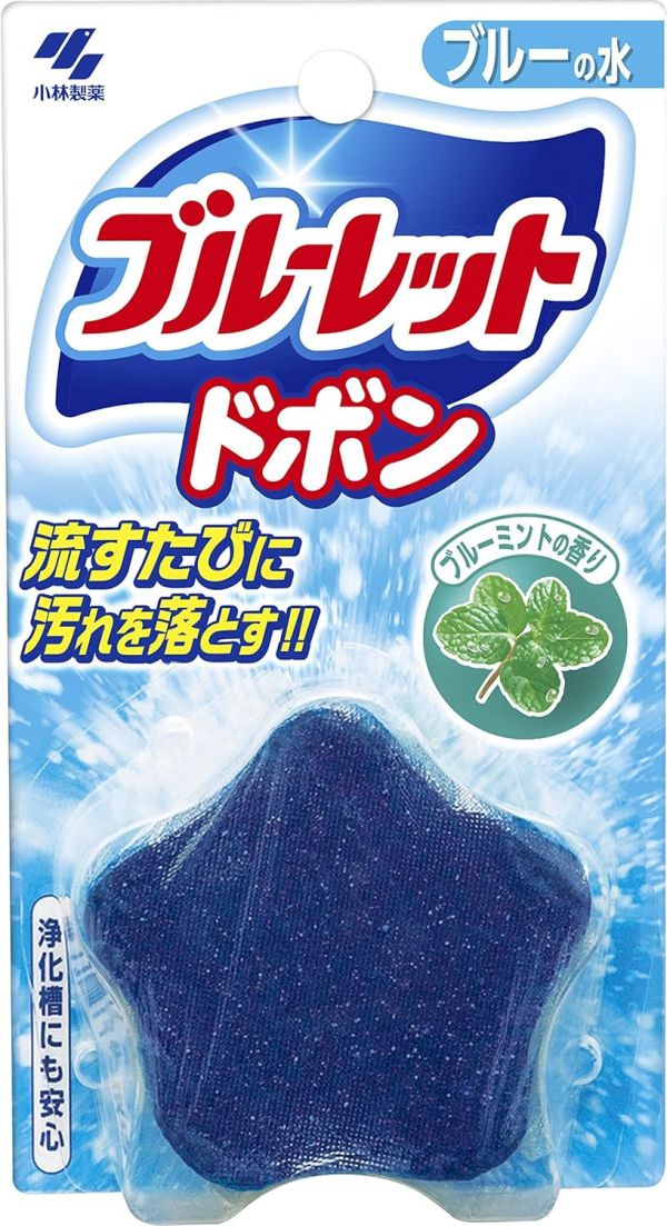 日本 小林製藥 馬桶清潔錠 BLUELET 馬桶消臭芳香錠 水箱清潔錠 潔垢錠 馬桶清潔球 