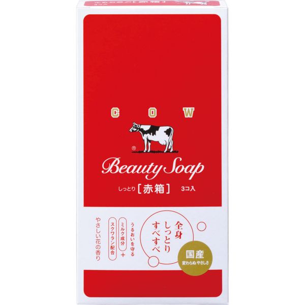 日本 牛乳石鹼 牛乳香皂 玫瑰花香90g 茉莉花香85g 3入盒裝 香皂 肥皂 牛奶皂 牛乳皂 