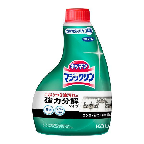 日本 KAO花王 Magiclean 廚房油污強力泡沫清潔劑 400ml 廚房清潔劑 魔術靈 瓦斯爐 除油噴霧 