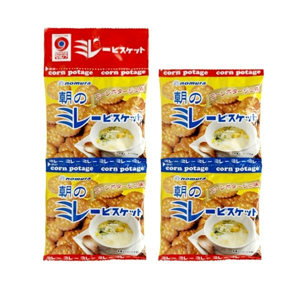 日本 nomura 四連美樂圓餅 120g 