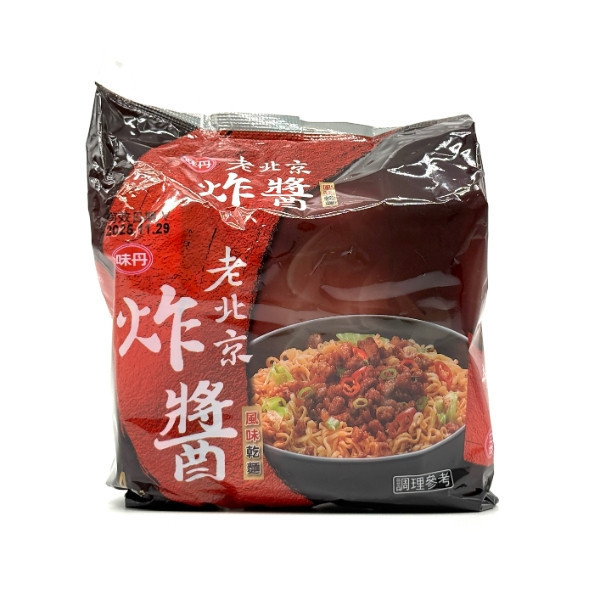 味丹 老北京炸醬乾麵 袋裝84g*4包入 