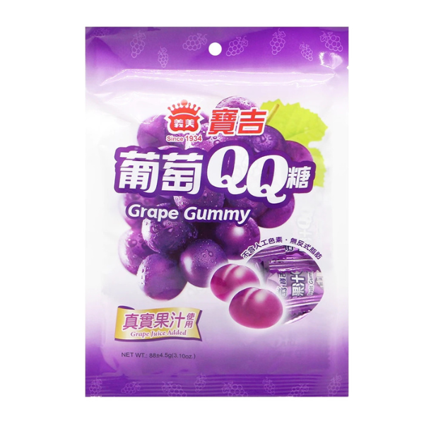 義美寶吉果汁QQ糖88g 
