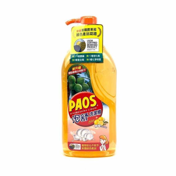 PAOS泡舒綠茶洗潔精-1000g 