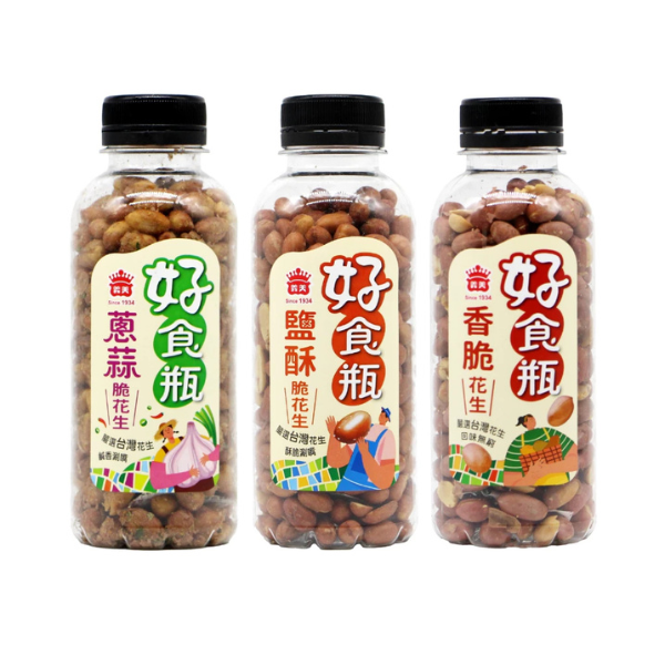 義美好食瓶 脆花生230g 