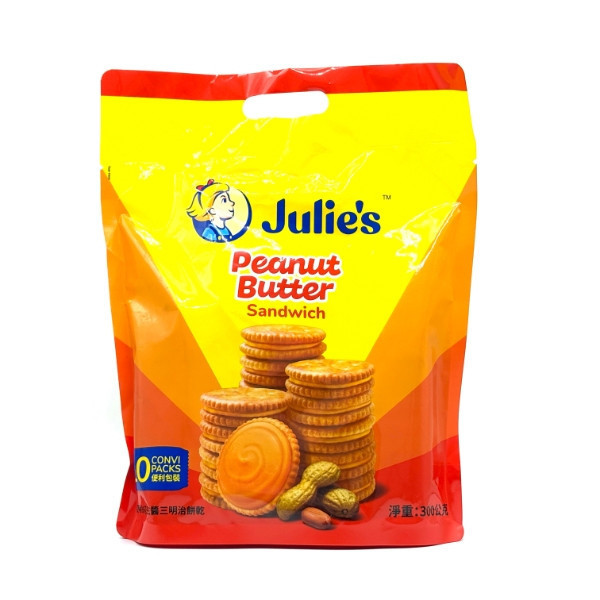茱蒂絲(手提)花生醬三明治餅 300g 