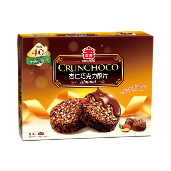 義美杏仁巧克力酥片(量販) 280g 