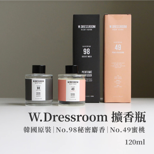 W. Dressroom 香氛擴香瓶120ml 