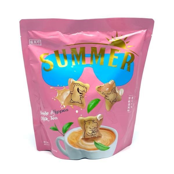 盛香珍微笑河馬餅茶歐蕾風味 