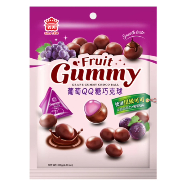 義美QQ糖巧克球(三角包) 