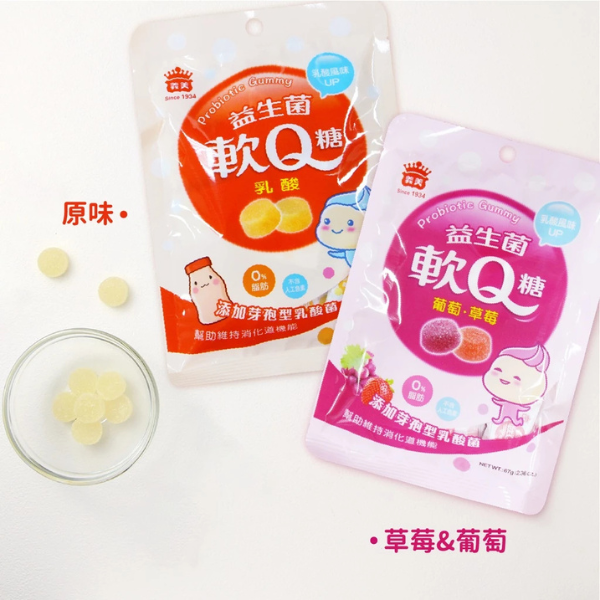 義美益生菌軟Q糖67g 