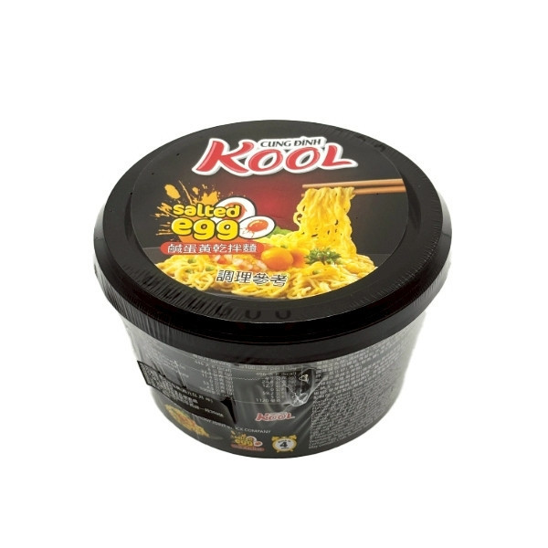 KOOL鹹蛋黃乾拌(碗)麵90g 