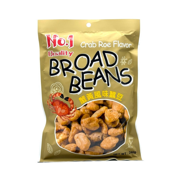 NO.1蟹黃風味蠺豆 240g 