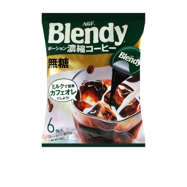 AGF咖啡球【無糖】6入裝 