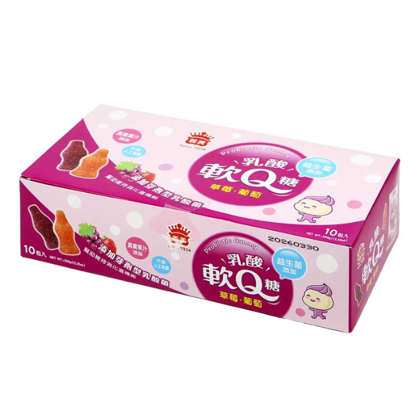 義美 益生菌乳酸軟Q糖 隨手包 35g 