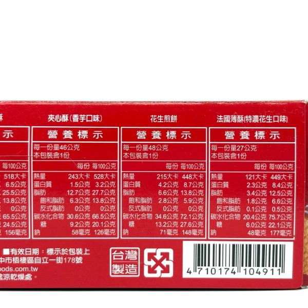 盛香珍 糕餅舖 酥餅總匯 210g 