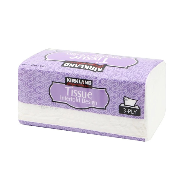 科克蘭 三層抽取式衛生紙120抽 (24包/串) 