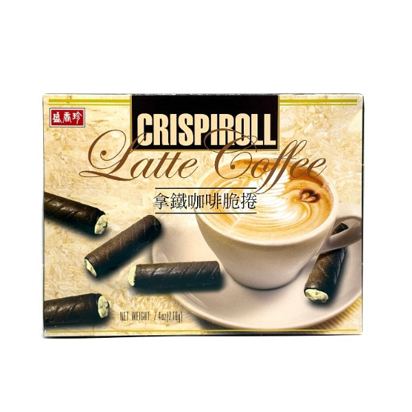 盛香珍 拿鐵咖啡脆捲 210g 