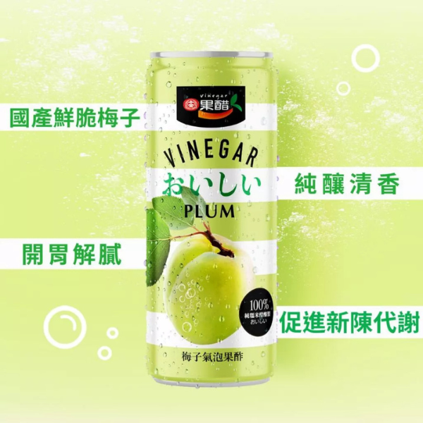 十全氣泡果醋330ml 