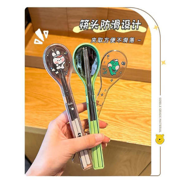 304 不鏽鋼筷子湯匙組 