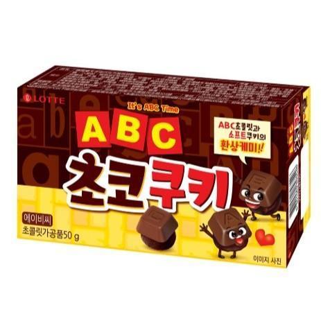 韓國樂天字母巧克力風味餅乾 