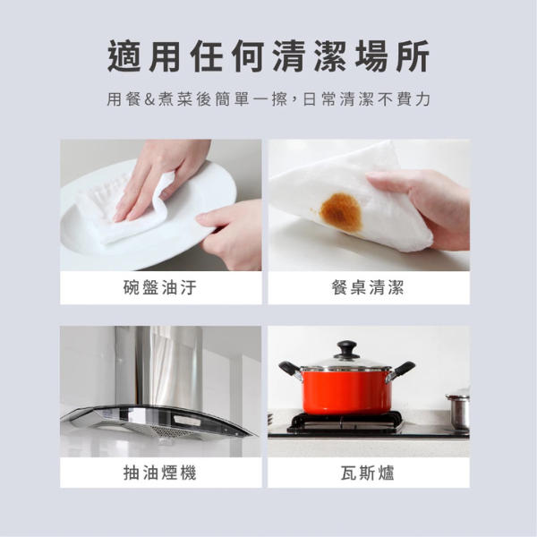 Hakka廚房清潔濕紙巾 80抽 