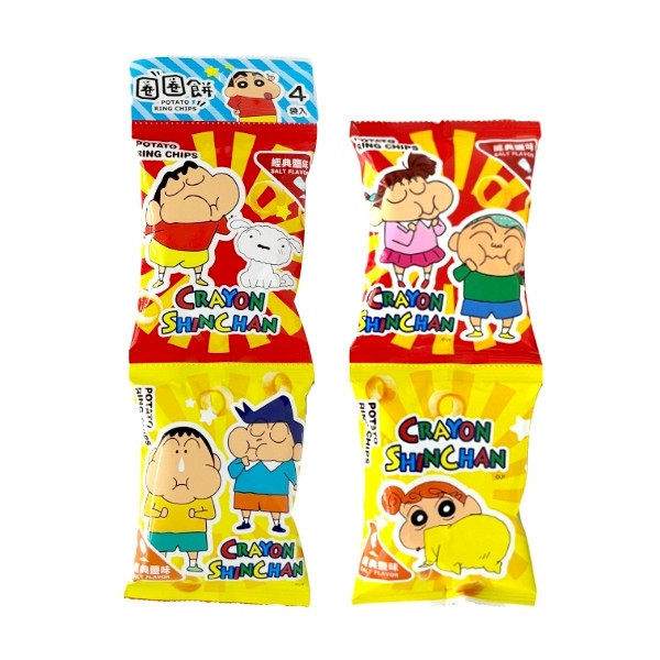 蠟筆小新2021款四連餅乾 