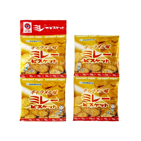 日本 nomura 四連美樂圓餅 120g 