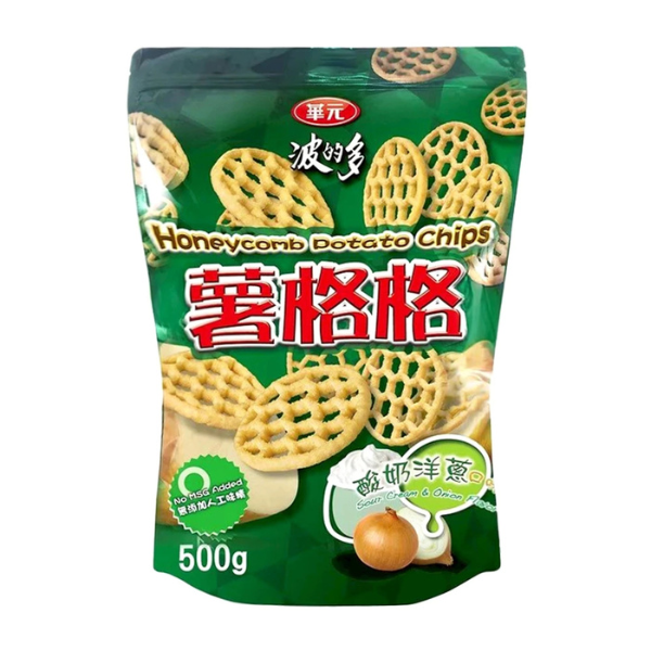 華元 薯格格酸奶洋蔥口味 500g 