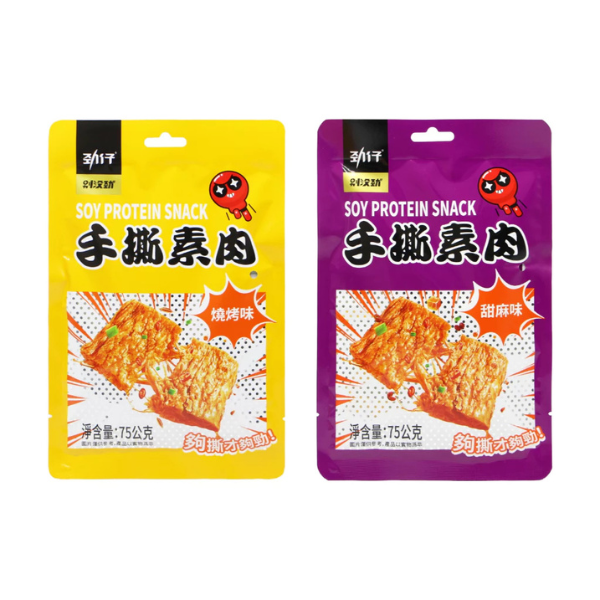 勁仔手撕素肉 袋裝 75g 