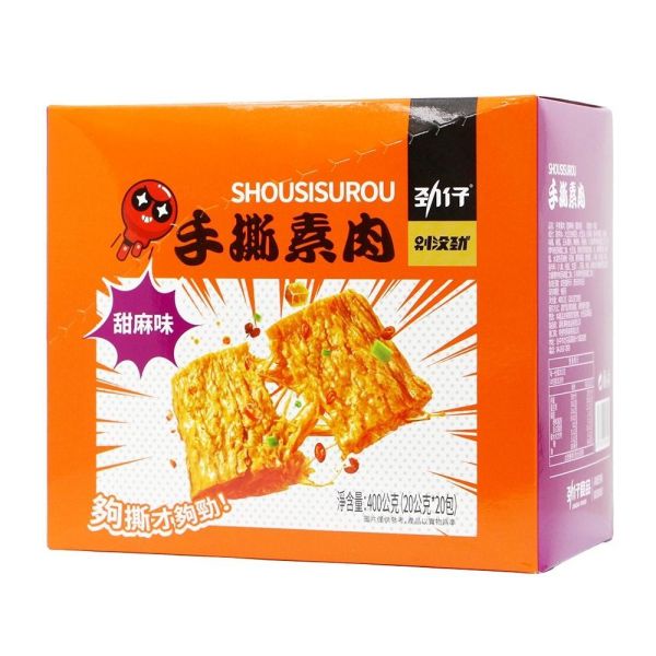 勁仔手撕素肉20g*20包/盒裝 