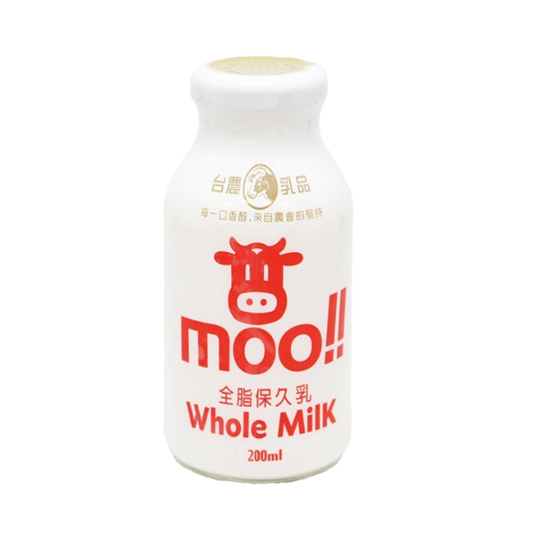 台農MOO牛乳200ml 
