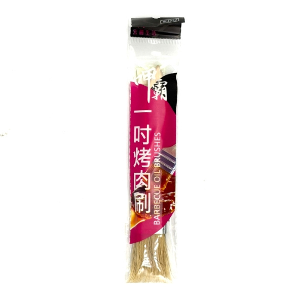 呷霸 一吋木柄烤肉刷 1入 