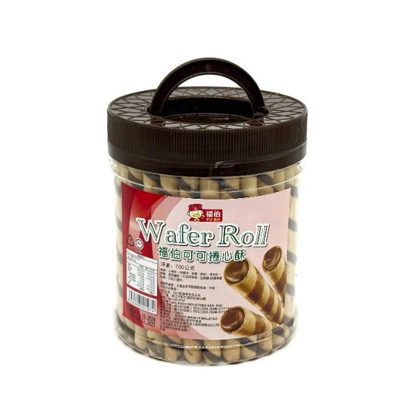 福伯可可捲心酥700g 