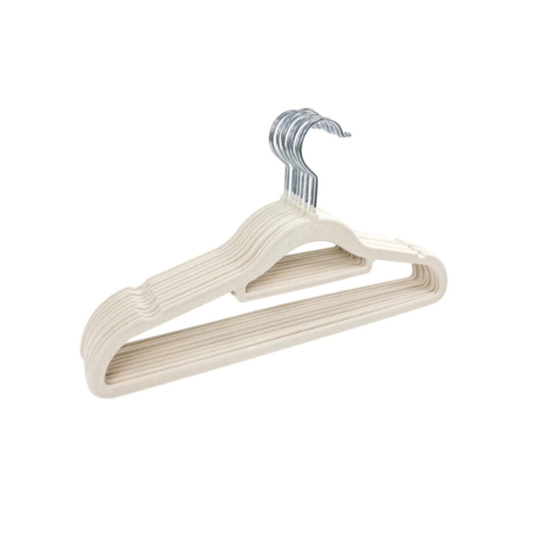 日系植絨無痕衣架(成人三色) 