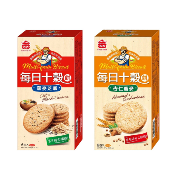 義美每日十穀養生餅 