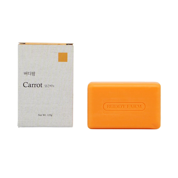 Buddy Farm 胡蘿蔔植萃潤白皂 125g 