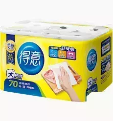 得意廚房紙巾 70張-48捲/箱 