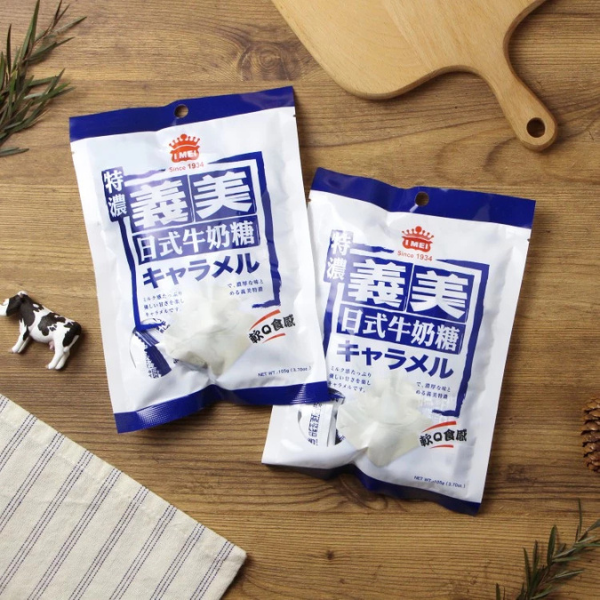 義美日式牛奶糖-特濃 105g 