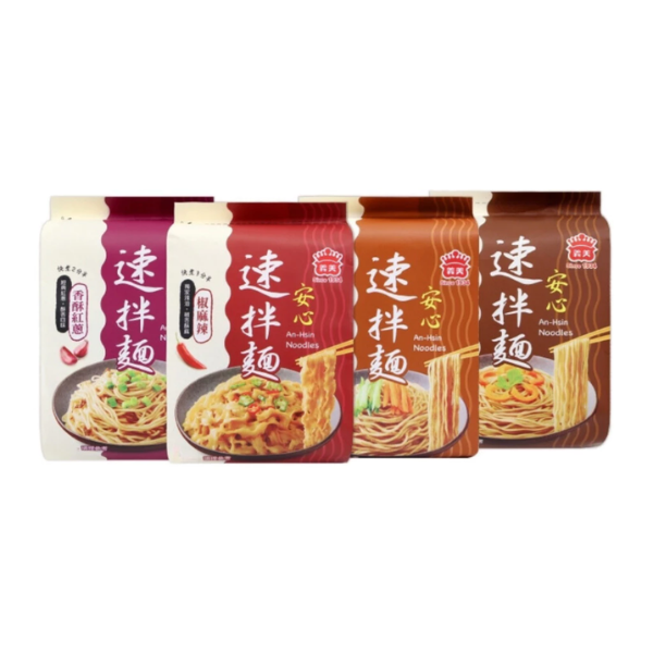 義美 安心速拌麵 麻油爆薑 3包入 