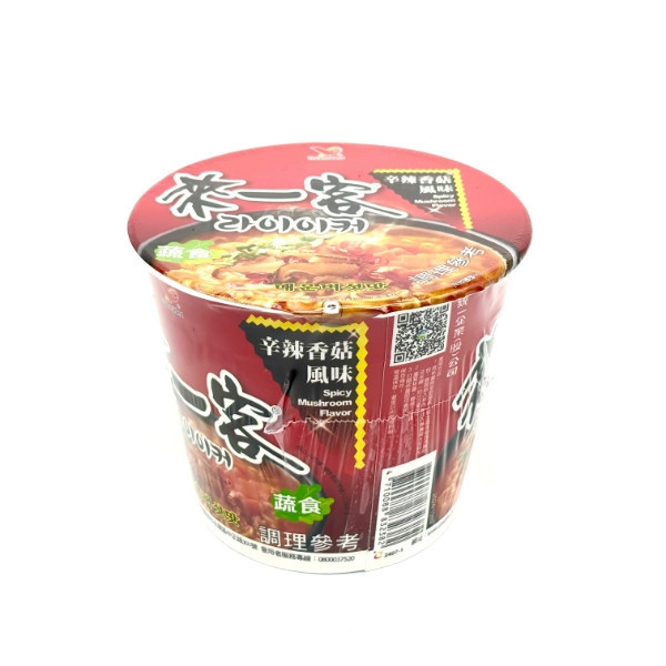 來一客-辛辣香菇風味杯麵69g 