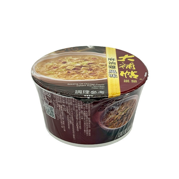 統一 大補帖風味細麵-碗裝 
