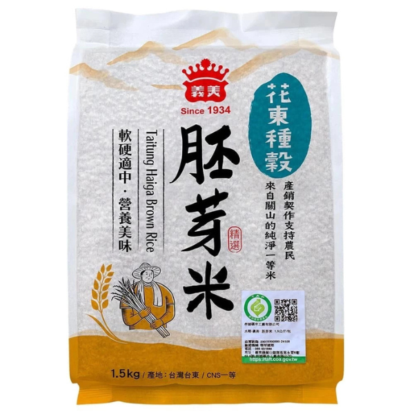 義美花東種穀 胚芽金米 1.5kg 