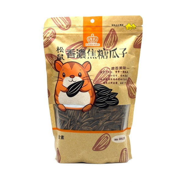 松鼠 香濃焦糖瓜子500g 