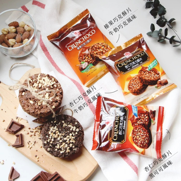 義美榛果巧克力酥片140g