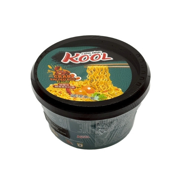 KOOL螃蟹味鹹蛋黃乾拌(碗)麵92g 
