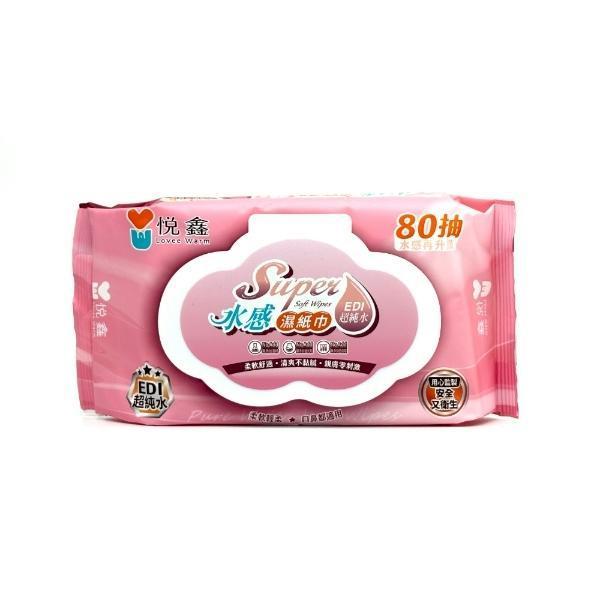 悅鑫濕紙巾80抽 