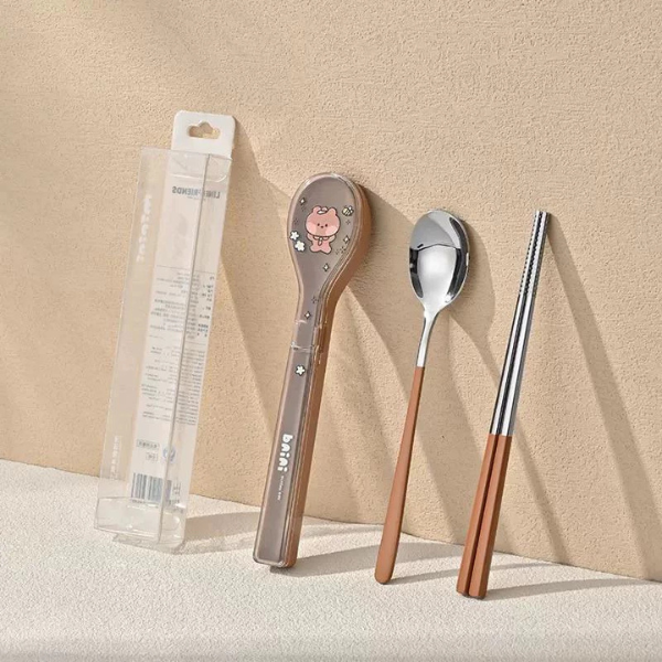 304 不鏽鋼筷子湯匙組 
