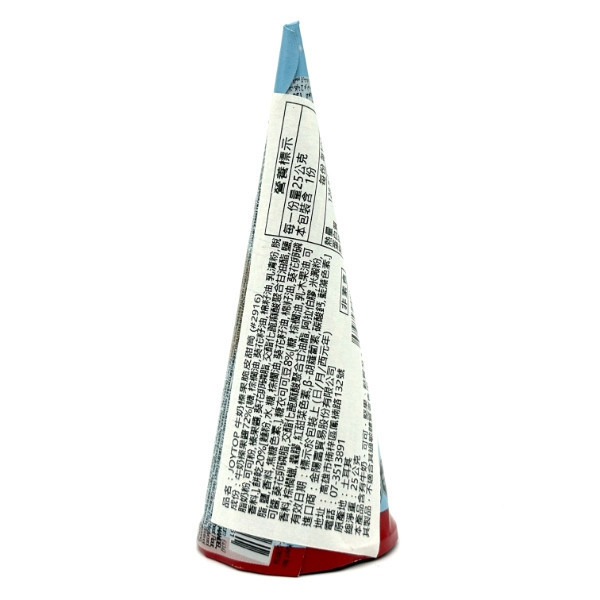 JOYTOP 牛奶榛果脆皮甜筒 25g 