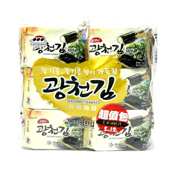 百濟海苔12入 