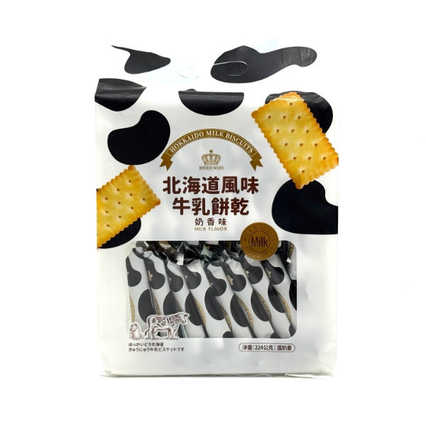 日日旺 北海道風味 牛乳餅乾 224g 